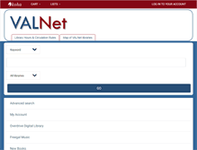 Tablet Screenshot of catalog.valnet.bywatersolutions.com